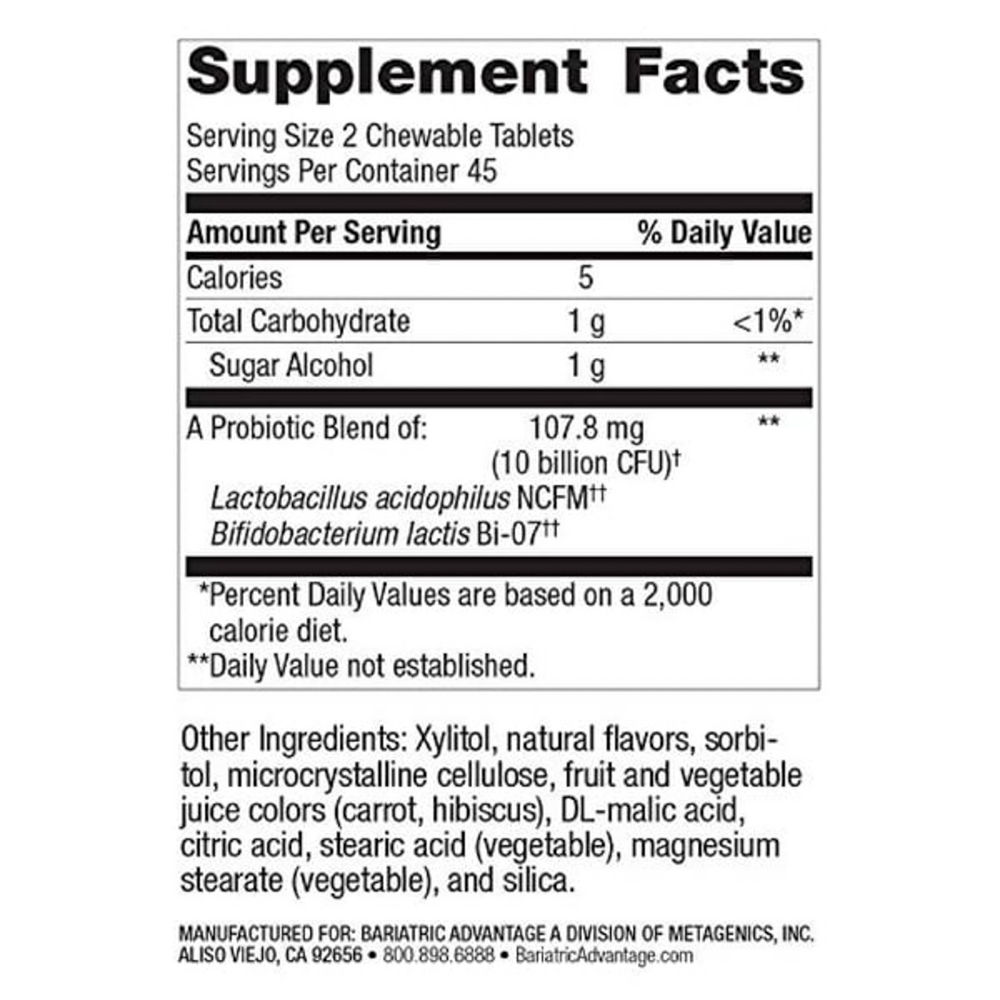 Product image for Chewable FloraVantage Probiotic Grape.