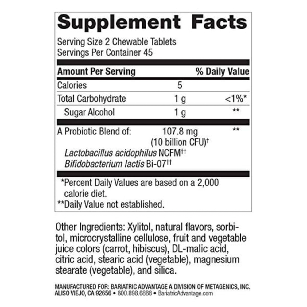 Product image for Chewable FloraVantage Probiotic Grape.