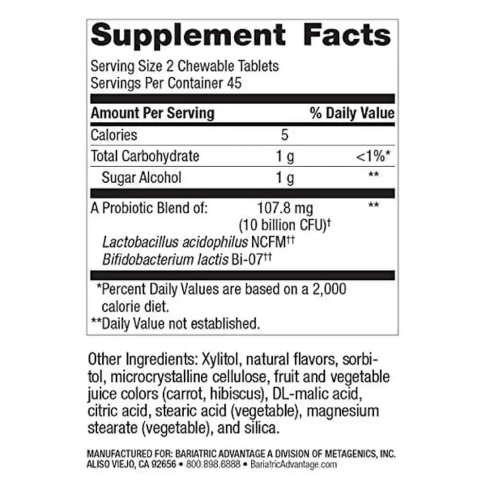 Product image for Chewable FloraVantage Probiotic Grape.