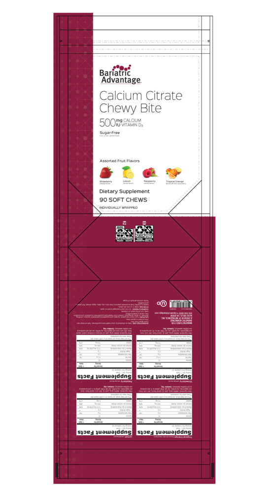 Product image for Calcium Citrate Chewy 500mg Assorted Fruit Flavors.