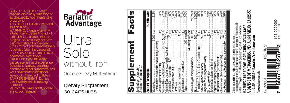 Product image for Ultra Solo without Iron.
