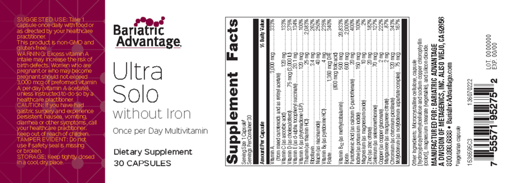 Product image for Ultra Solo without Iron.