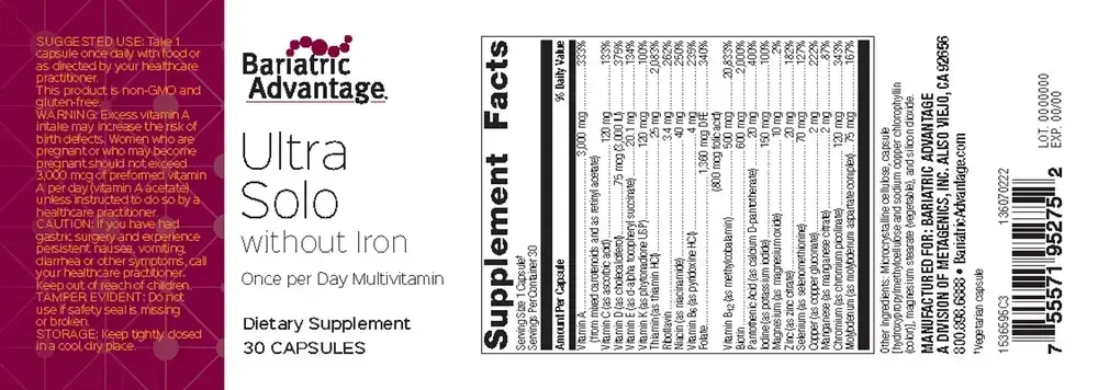 Product image for Ultra Solo without Iron.