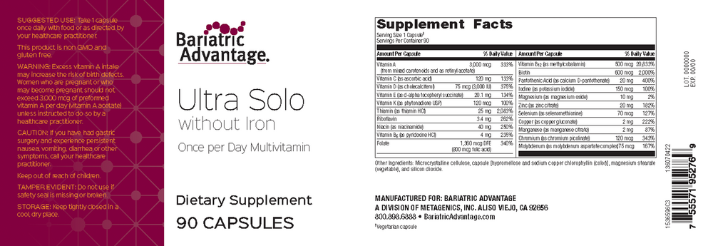 Product image for Ultra Solo without Iron.