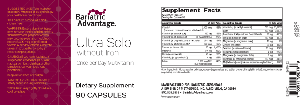 Product image for Ultra Solo without Iron.