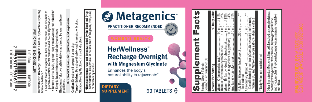Product image for HerWellness™ Recharge Overnight.