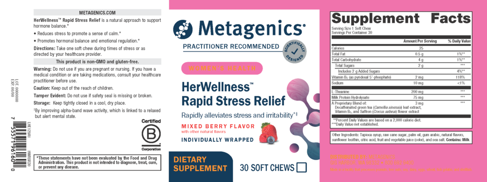 Product image for HerWellness™ Rapid Stress Relief.