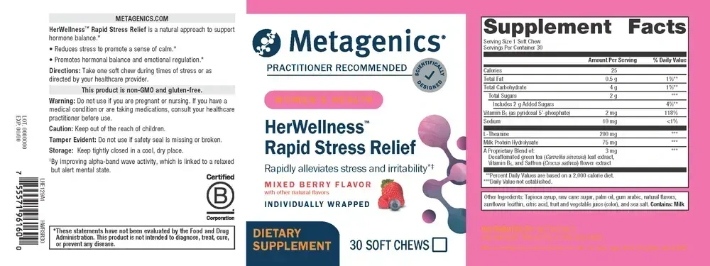 Product image for HerWellness™ Rapid Stress Relief.
