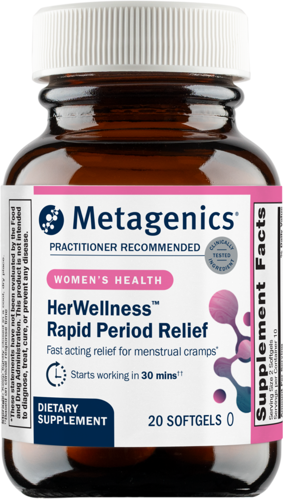 Product image for HerWellness Rapid Period Relief.