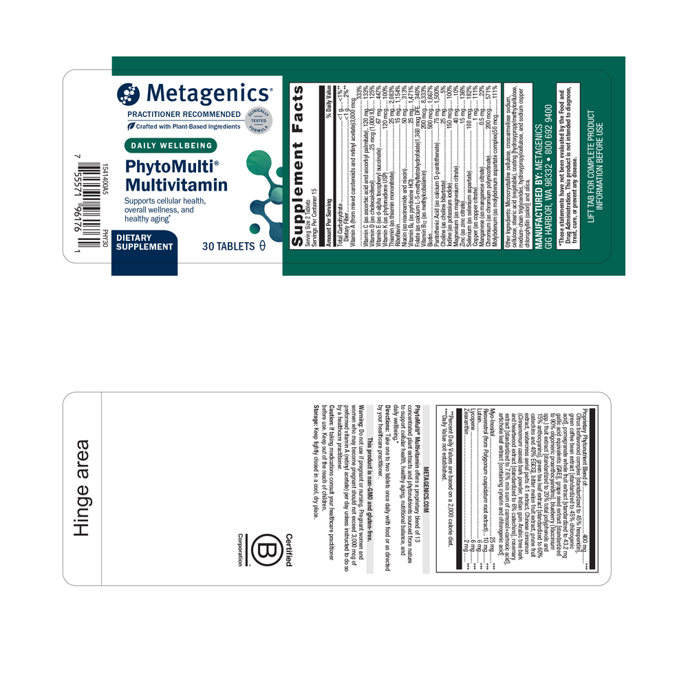 Product image for PhytoMulti Multivitamin.