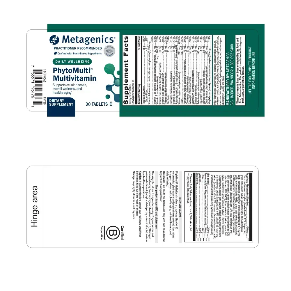 Product image for PhytoMulti Multivitamin.