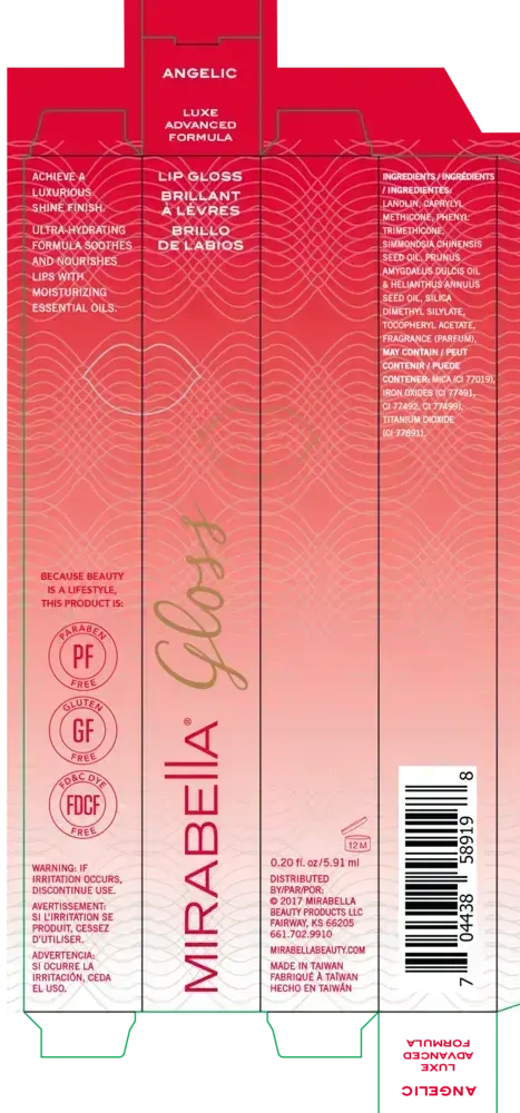 Product image for Luxe Advanced Formula Lip Gloss, Angelic shade.