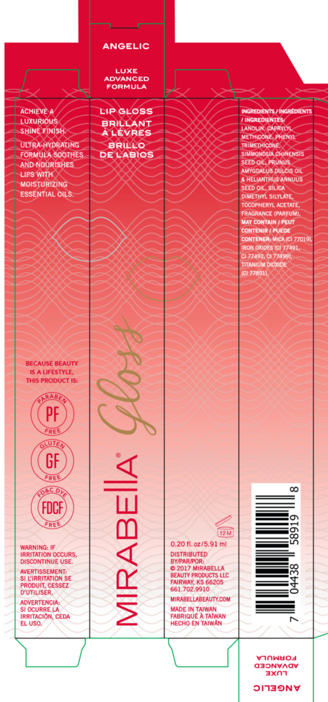 Product image for Luxe Advanced Formula Lip Gloss, Angelic shade.