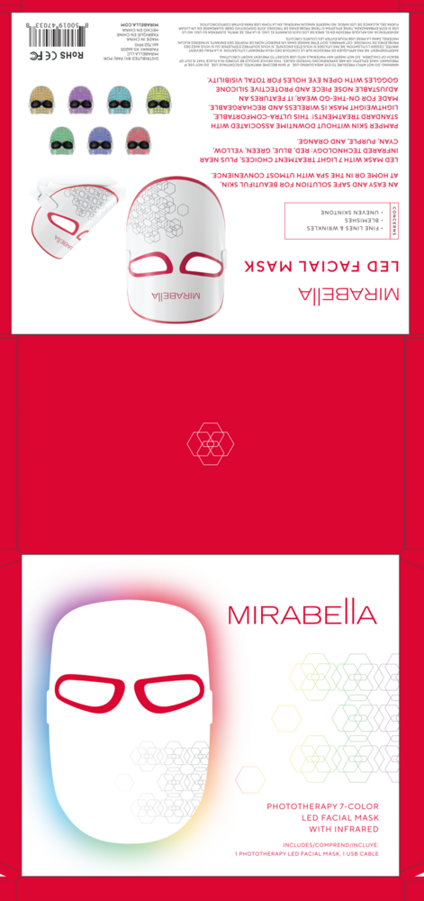 Product image for Phototherapy 7-Color LED Facial Mask with Near Infrared.
