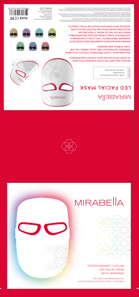 Product image for Phototherapy 7-Color LED Facial Mask with Near Infrared.