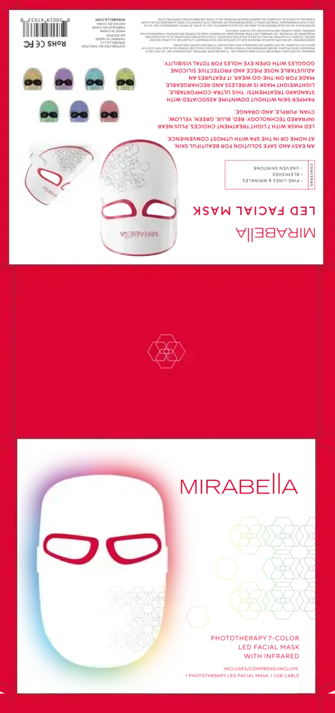 Product image for Phototherapy 7-Color LED Facial Mask with Near Infrared.