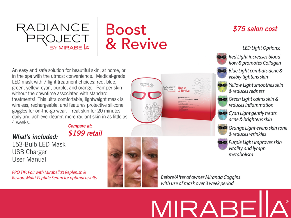 Product image for Phototherapy 7-Color LED Facial Mask with Near Infrared.