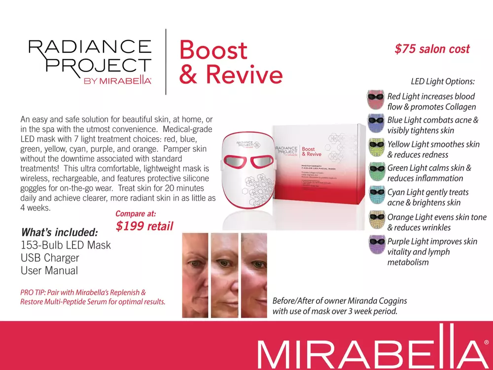 Product image for Phototherapy 7-Color LED Facial Mask with Near Infrared.