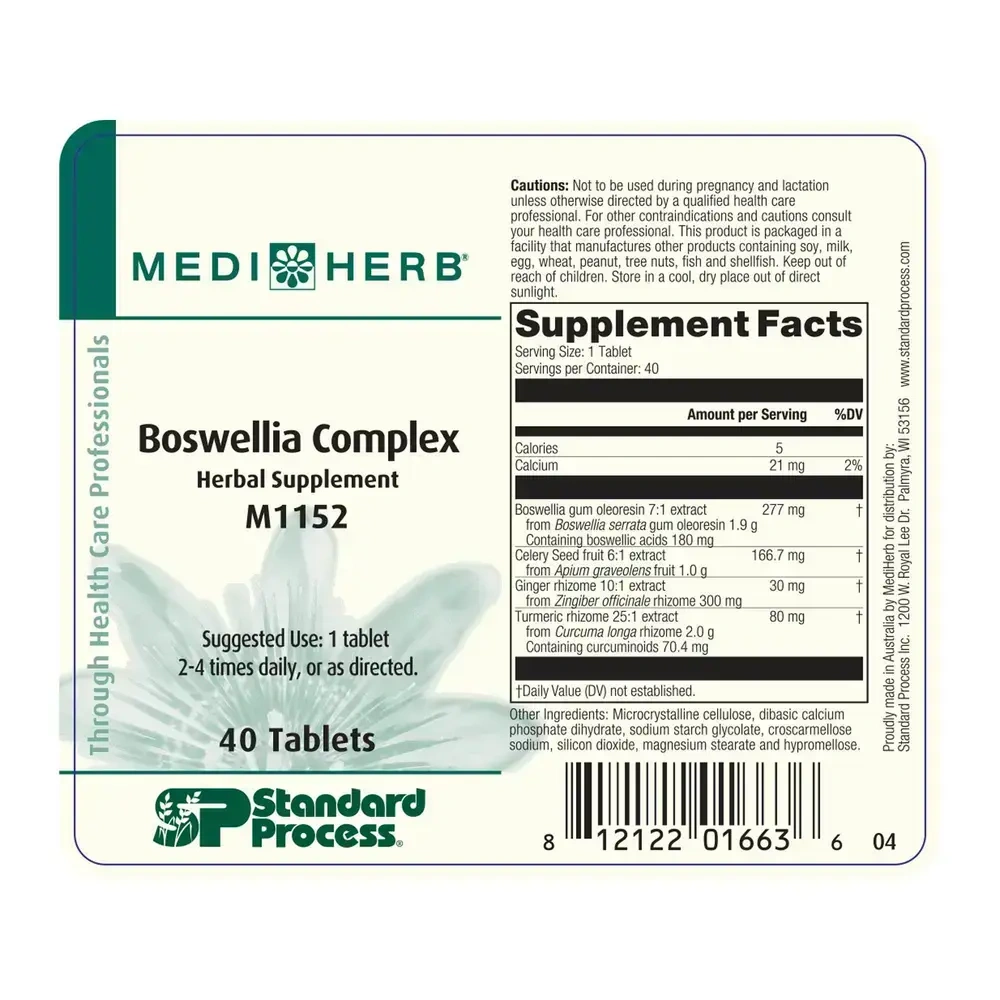 Product image for Boswellia Complex.