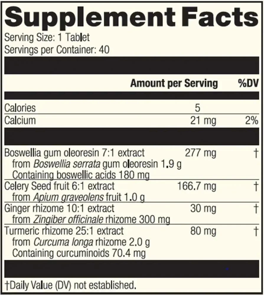 Product image for Boswellia Complex.