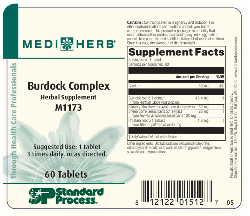 Product image for Burdock Complex.
