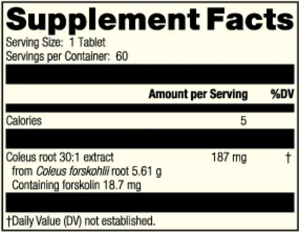 Product image for Coleus Forte.
