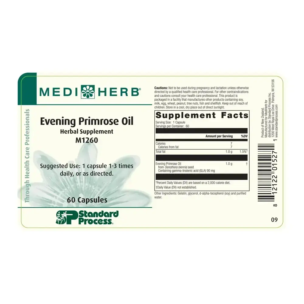Product image for Evening Primrose Oil.