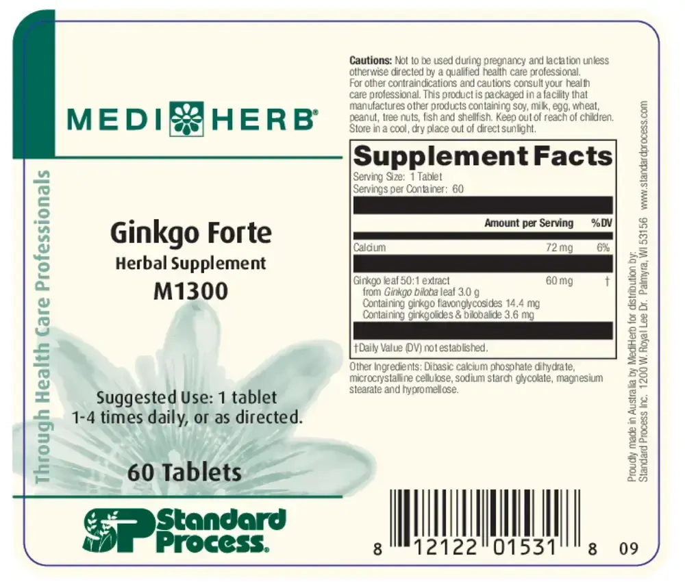 Product image for Ginkgo Forte.