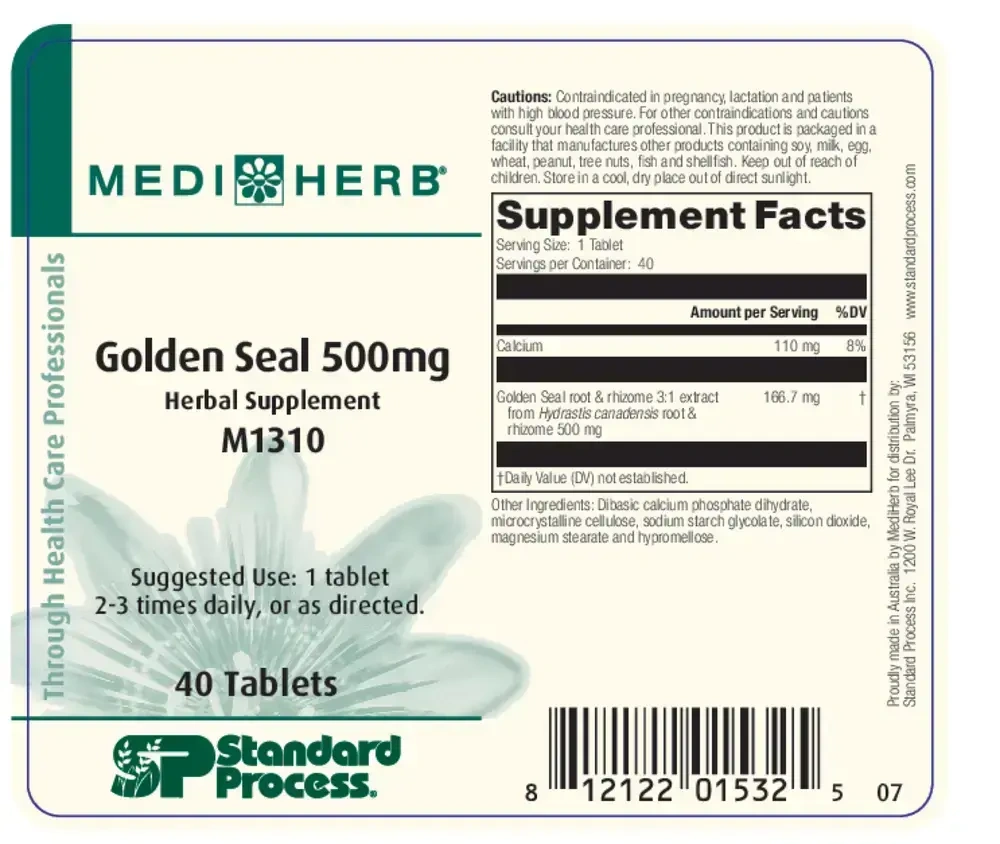 Product image for Golden Seal 500mg.