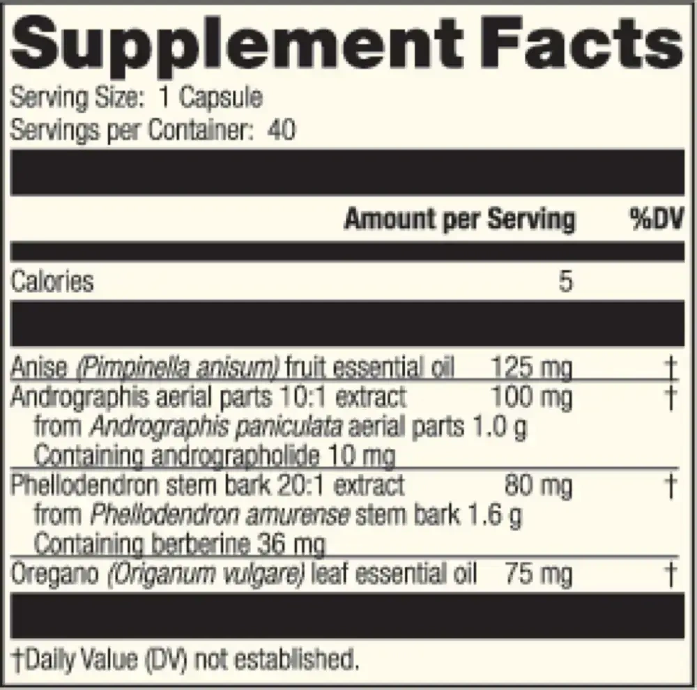 Product image for Gut Flora Complex.