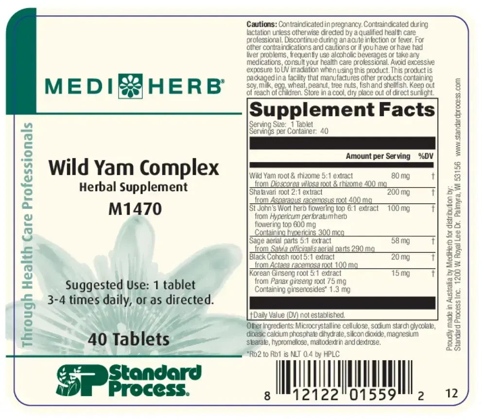 Product image for Wild Yam Complex.