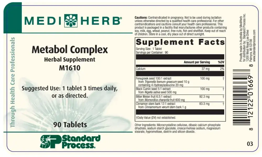 Product image for Metabol Complex.