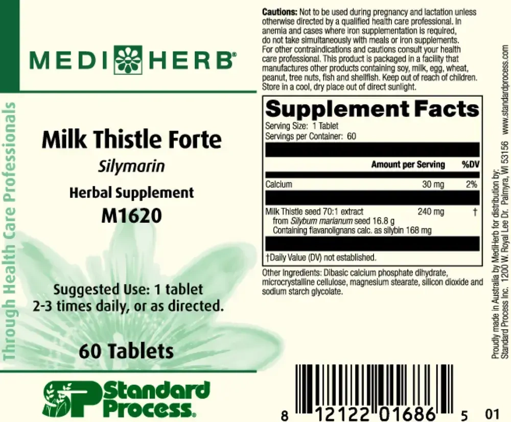 Product image for Milk Thistle Forte.