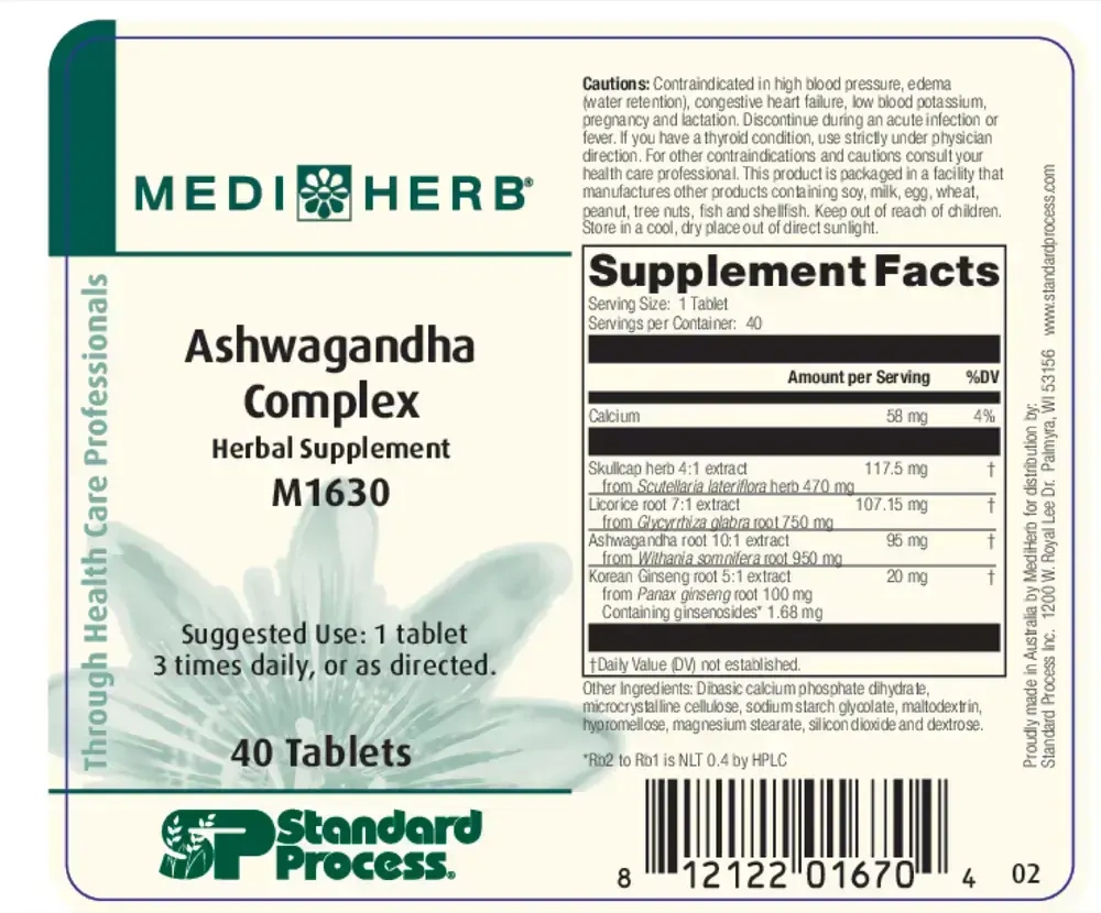 Product image for Ashwagandha Complex.