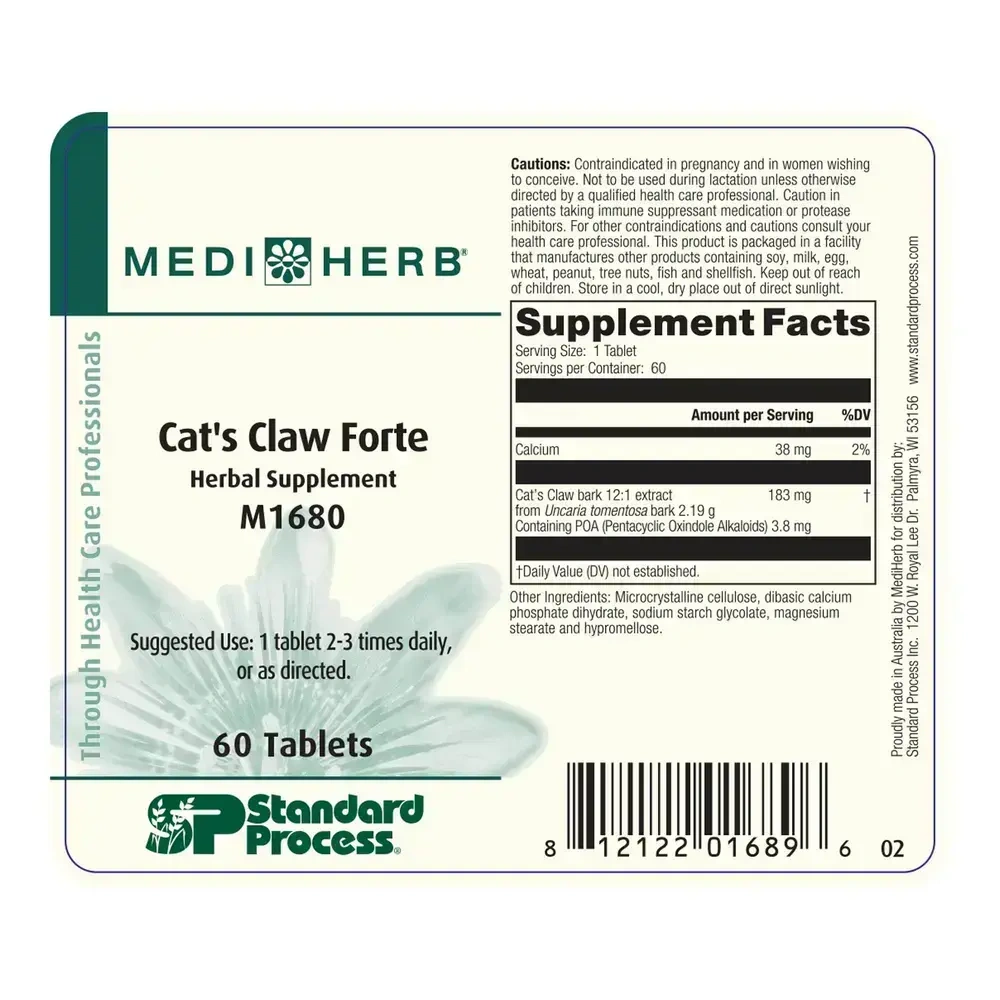 Product image for Cat's Claw Forte.