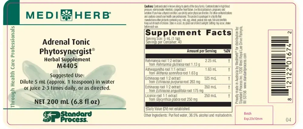 Product image for Adrenal Tonic Phytosynergist®.