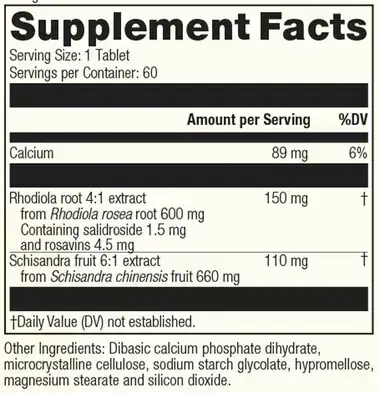 Product image for Rhodiola &amp; Schisandra.