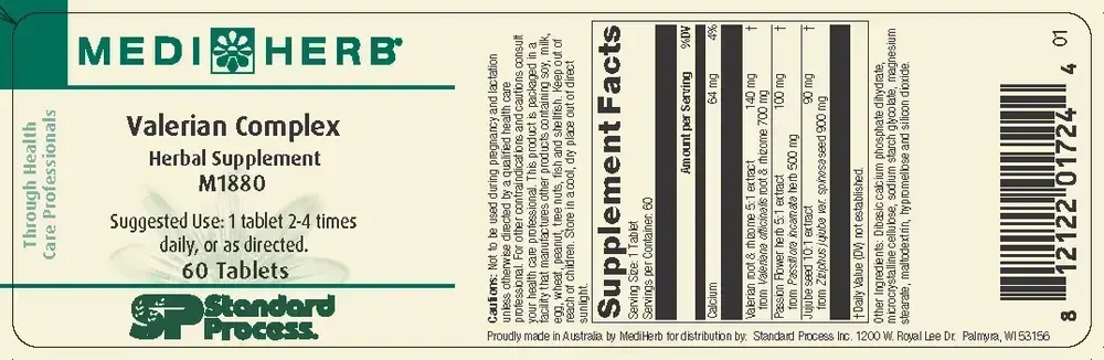 Product image for Valerian Complex.