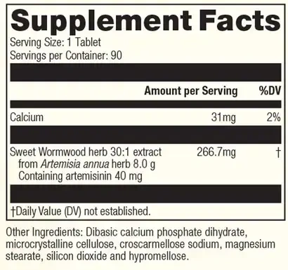 Product image for Artemisinin Forte.