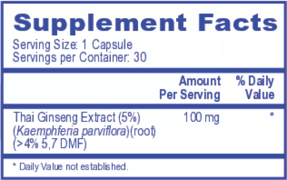 Product image for Ultra Pure Thai Ginseng.