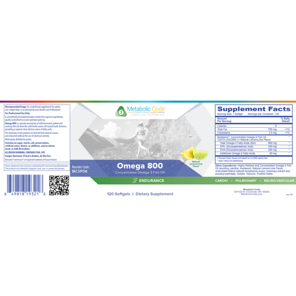 Product image for Omega 800.