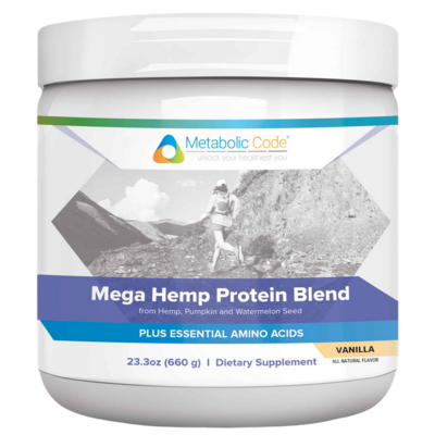 Mega Hemp Protein, Vanilla 660 Grams