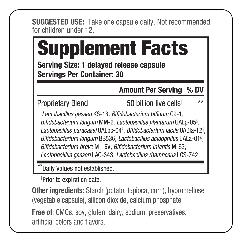 Product image for MAX 12 Probiotic.