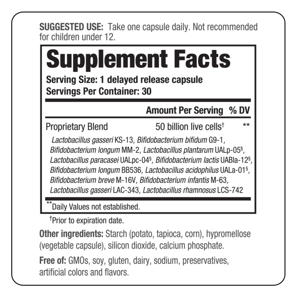 Product image for MAX 12 Probiotic.