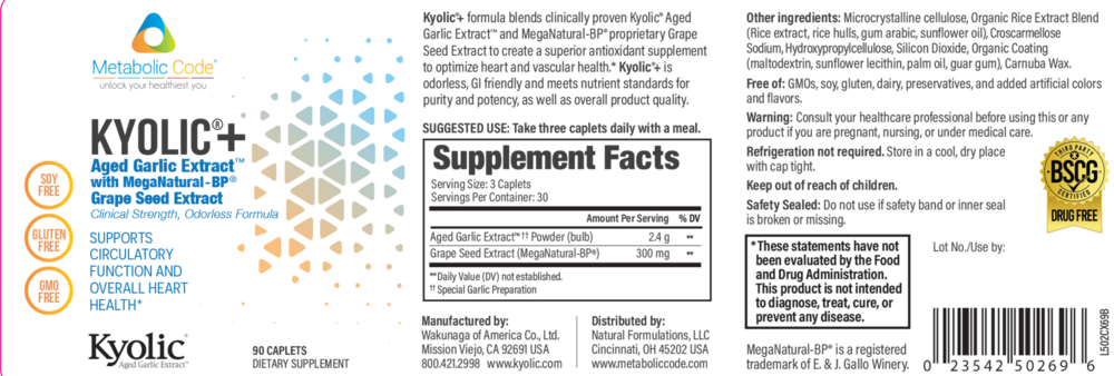 Product image for Kyolic+.