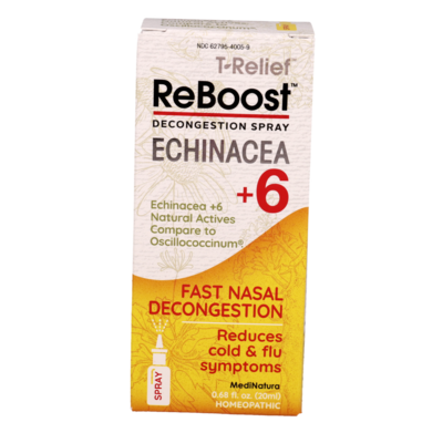ReBoost Nasal Spray Echinacea +6 Decongestion 20 Milliliters