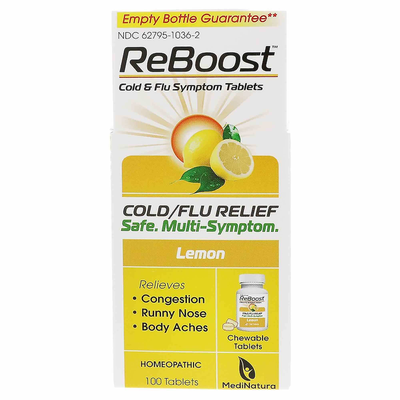 ReBoost Cold/Flu Lemon 100 tablets