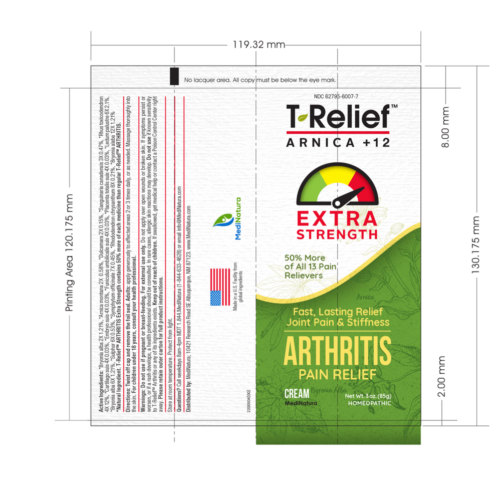 Product image for T-Relief Arthritis Extra Strength Cream.
