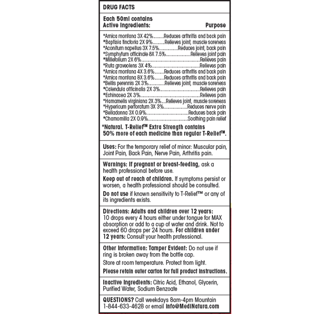 Product image for T-Relief Pain Liquid.