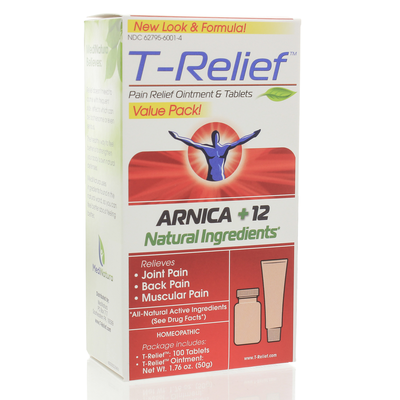 T-Relief Pain Value Pack 50g Ointment and 100 Tablets Value Pack